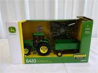 1/32 Scale John Deer 6410 Tractor w/ Wagon & Disk