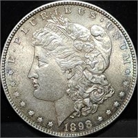 1898 Morgan Silver Dollar BU Toned
