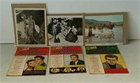 1950s Hit Parader and old movie cards
