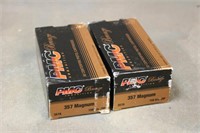 (2) Boxes PMC .357 Mag 158GR JSP Ammo