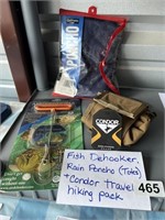 Fish Dehooker, Poncho, Hiking Pack U238