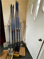 2 Sets of Cross-Country Skis & Boots