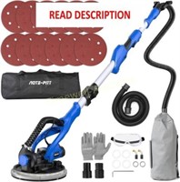 820W Electric Drywall Sander with Vacuum