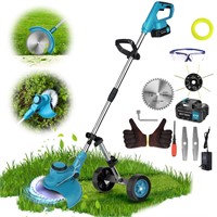 20000 RPM 12" Cordless Weed Wacker with 3 Types