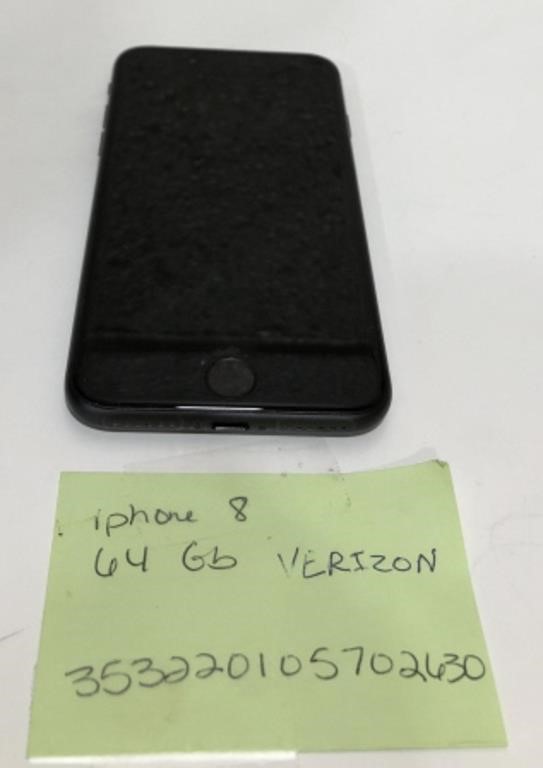 iPhone 8 64gb Verizon(no visual front scratches &