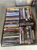 VHS tapes and DVDs