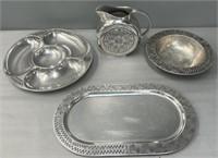 RWP Wilton Pewter Serving Ware Lot Collection