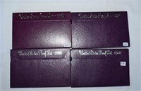 (4) U.S. Proof Coin Sets