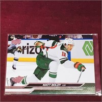 2023-24 UD Matt Boldy NHL Hockey Card