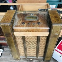 Large Antique Phonola Tube Radio