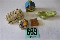 Music Box, Trinket Boxes & Candle Holder (B1)