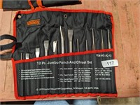 Valley 12pc Jumbo Punch & Chisel Set