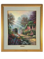 Thomas Kinkade Garden Of Light 1 Signed Print