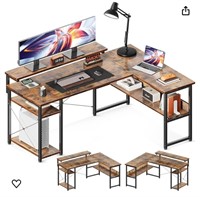 ODK 54" Reversible L Shaped Computer Desk with