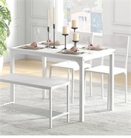 SogesGame Dining Table Set for 4, 43" Dining R