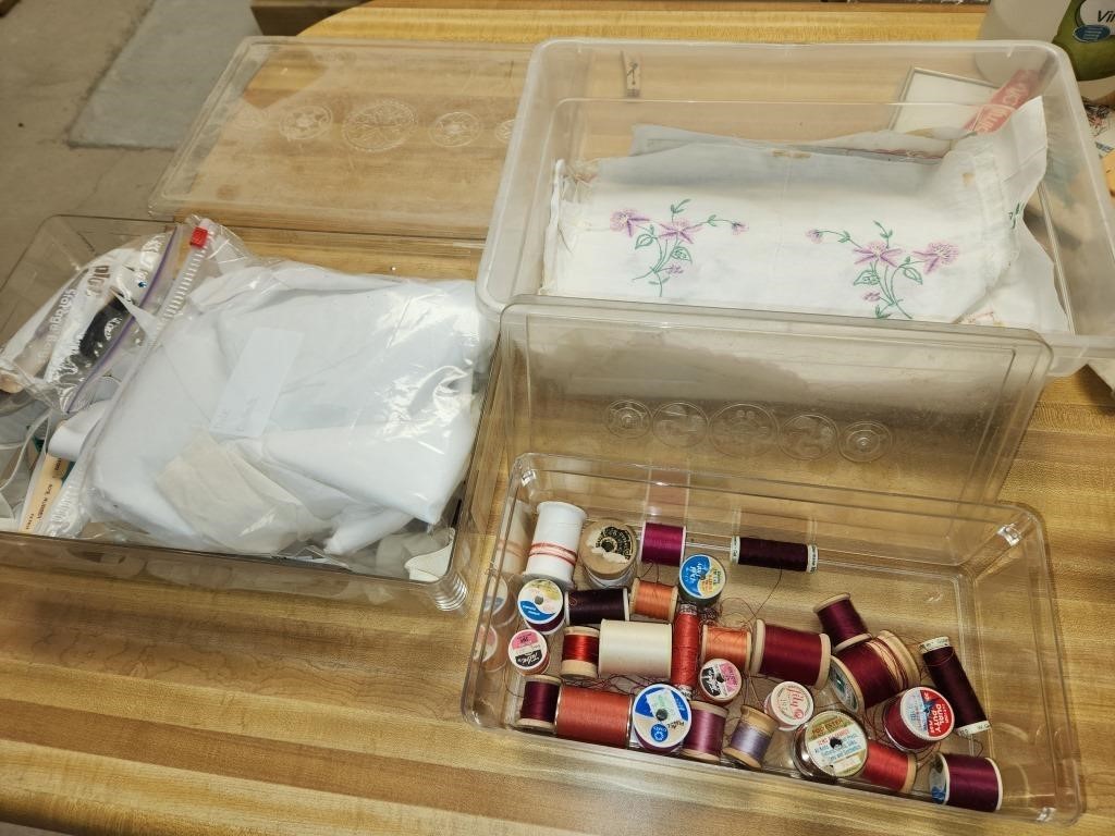 Vintage Sewing Thread & Accessories