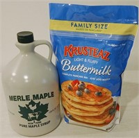 Pancake Mix & Merle Maple Syrup
