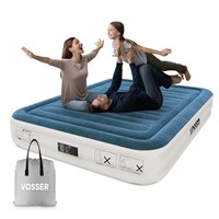 Queen Air Mattress with Built-in Pump,Fast &