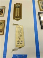 Two Thermometers Williams Oil Company Secretary