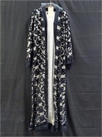 Dolce & Gabbana black embroidered dress coat