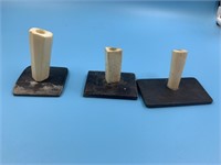 3 Ivory and baleen pen holders             (g 223)