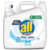 all Liquid Laundry Detergent Free Clear for Sensit