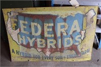 24" x 36" Metal Federal Hybrid Advertising Sign