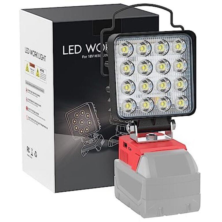 Cordless LED Work Light for Milwaukee m18 18v