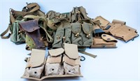 Firearm Lot of Military Canvas Equipment