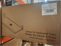 Clamp on Keyboard Tray