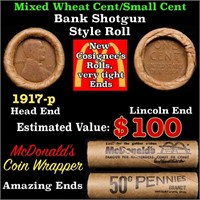 Lincoln Wheat Cent 1c Mixed Roll Orig Brandt McDon