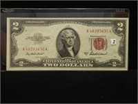 CONSECUTIVE (CU)$2 1953A RED SEAL ONE OF THREE 2/3