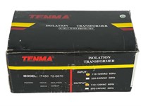 Tenma Isolation Transformer 72-6670 New