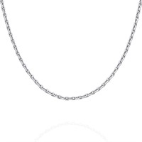 Gold-pl. Italian Diamond Cut Cable Chain Necklace