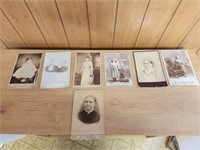 Photographs Thick Board very old 7x4