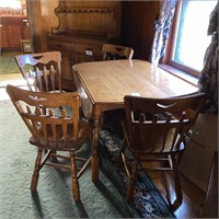 Maple Drop Leaf Table & Chairs