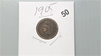1905 Indian Head Cent rd1050
