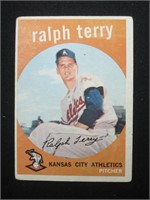1959 TOPPS #358 RALPH TERRY ATHLETICS