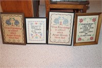 4 Framed Friendship samplers