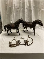 Leather Horses And Spurs