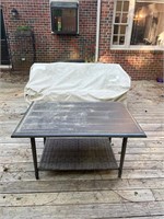 Large outdoor table 26” tall 32” wide 48 long