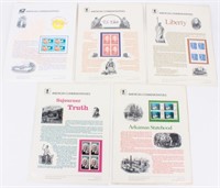 Stamps Commemorative Panels 1986-1995