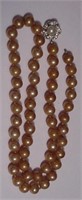 Marvella Faux Pearl Beads Necklace 22"