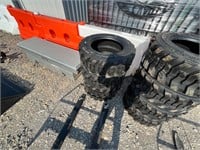 QTY 4- 10-16.5 SKS1 Skid Steer Tires