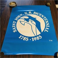 1985 Saint John NB Bicentennial Poster