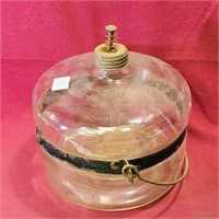 Glass Kerosene Lamp Base (Vintage)
