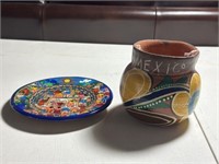 2 Mexican Pottery Pieces