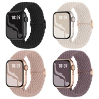 Braided Stretchy Solo Loop Compatible for Apple Wa