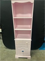 SHABBY CHIC PINK WOOD SHELF