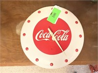 Old Coca-Cola clock not working  16"
